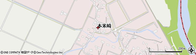 茨城県那珂市本米崎194周辺の地図