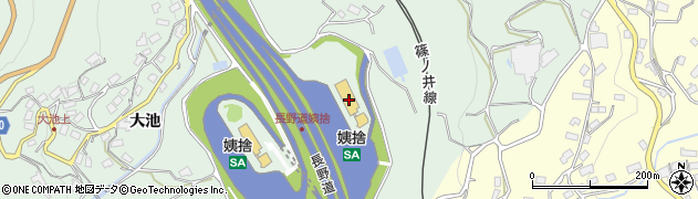 長野自動車道　姨捨ＳＡ上り周辺の地図