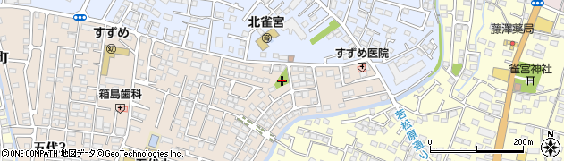 西田1号児童公園周辺の地図