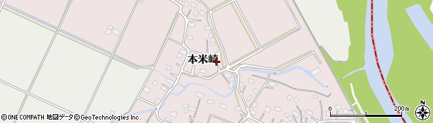 茨城県那珂市本米崎192周辺の地図