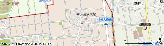 石川県白山市部入道町ロ周辺の地図
