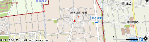 石川県白山市部入道町（ロ）周辺の地図