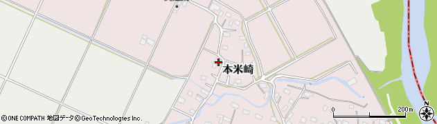 茨城県那珂市本米崎27周辺の地図