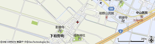 石川県白山市下柏野町22周辺の地図