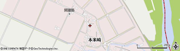 茨城県那珂市本米崎187周辺の地図