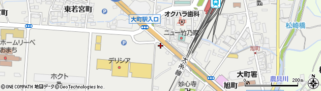 長野県大町市大町3075周辺の地図