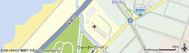 石川県白山市平加町チ周辺の地図