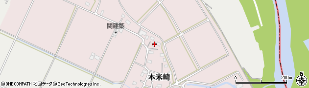 茨城県那珂市本米崎183周辺の地図