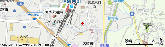 長野県大町市大町2912周辺の地図