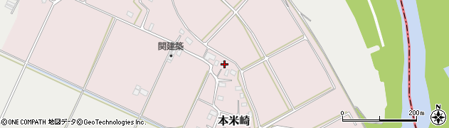 茨城県那珂市本米崎134周辺の地図
