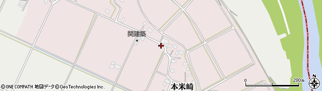 茨城県那珂市本米崎33周辺の地図