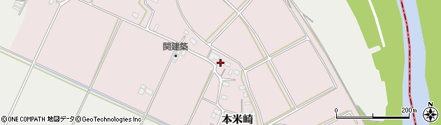 茨城県那珂市本米崎180周辺の地図