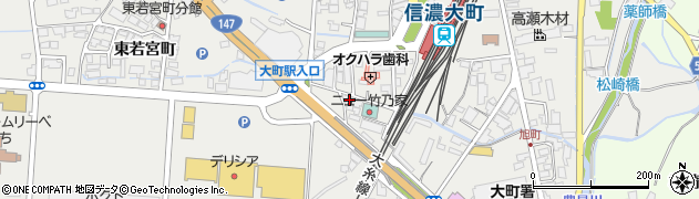 長野県大町市大町3061周辺の地図