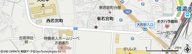 株式会社白馬硝子店　大町営業所周辺の地図