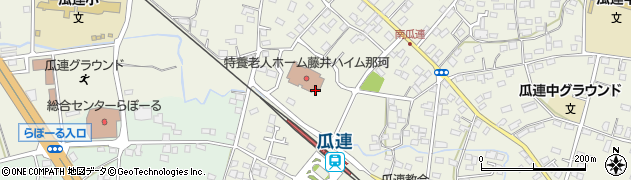 茨城県那珂市瓜連周辺の地図