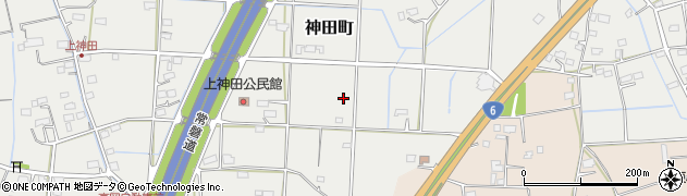 茨城県日立市神田町周辺の地図