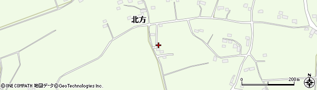 桂村北方高久地区集排処理施設周辺の地図