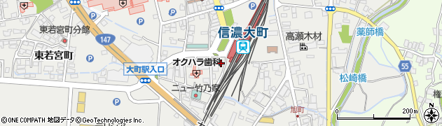 長野県大町市大町3202周辺の地図