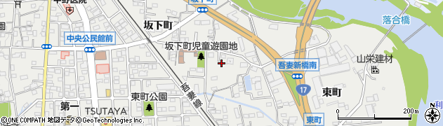坂下町会館周辺の地図