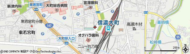 長野県大町市大町3177周辺の地図