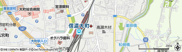 長野県大町市大町3191周辺の地図