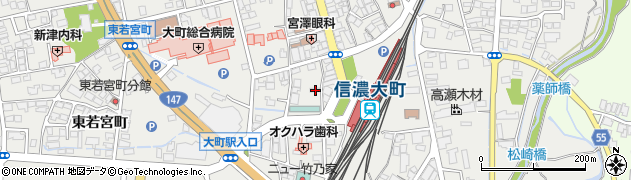 長野県大町市大町3167周辺の地図