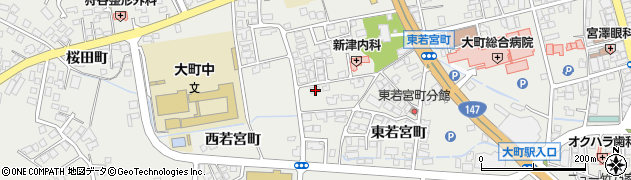 長野県大町市大町3664周辺の地図