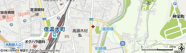 長野県大町市大町2799周辺の地図