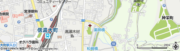 長野県大町市大町2795周辺の地図