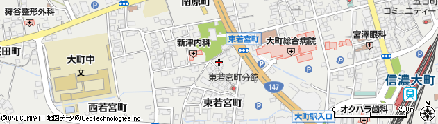 長野県大町市大町3396周辺の地図