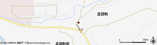 石川県金沢市北袋町（ヲ）周辺の地図
