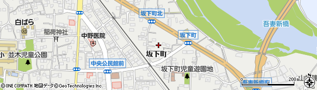 群馬県渋川市渋川（坂下町）周辺の地図