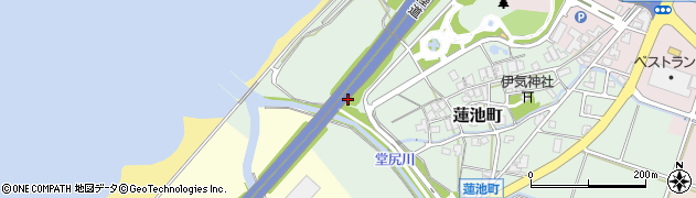 石川県白山市蓮池町（キ）周辺の地図