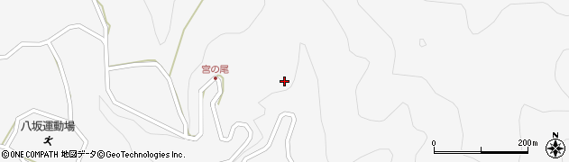 長野県大町市八坂宮の尾周辺の地図