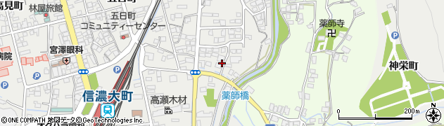長野県大町市大町2793周辺の地図