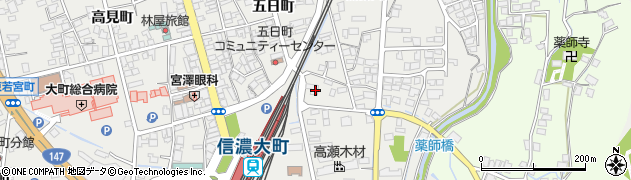 長野県大町市大町2820周辺の地図