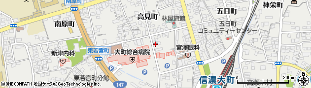 長野県大町市大町3137周辺の地図