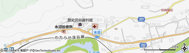 桐生市立　黒保根公民館周辺の地図