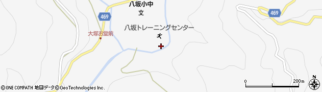長野県大町市八坂東大塚周辺の地図