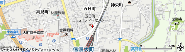 長野県大町市大町五日町3241周辺の地図