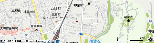 長野県大町市大町2783周辺の地図