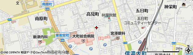 長野県大町市大町3135周辺の地図