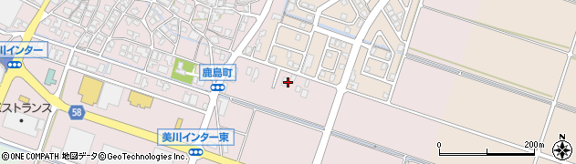 石川県白山市鹿島町に周辺の地図