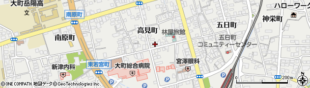 長野県大町市大町3319周辺の地図