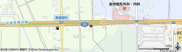 栃木県宇都宮市東横田町7周辺の地図
