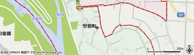 茨城県常陸太田市堅磐町181周辺の地図