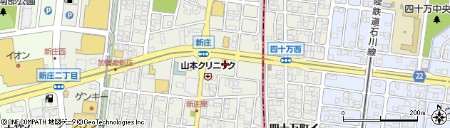 餃子の王将 野々市新庄店周辺の地図