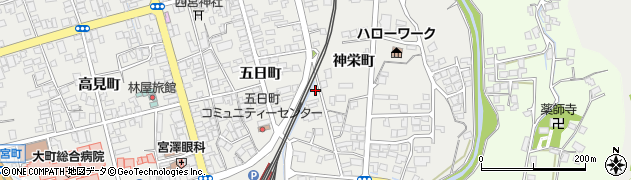 長野県大町市大町2636周辺の地図