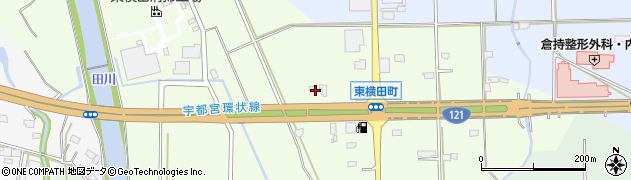 栃木県宇都宮市東横田町73周辺の地図