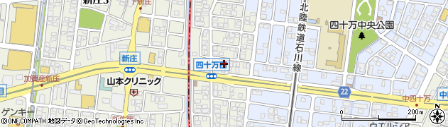石川県金沢市四十万町北イ36周辺の地図